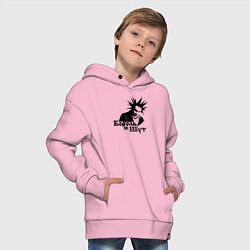 Толстовка оверсайз детская Король и Шут ГОРШОК, цвет: светло-розовый — фото 2