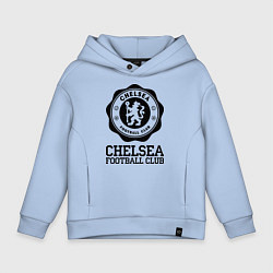 Толстовка оверсайз детская Chelsea FC: Emblem, цвет: мягкое небо