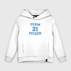 Детское худи оверсайз Team Pfizer