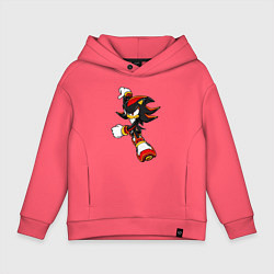 Толстовка оверсайз детская SonicSW, цвет: коралловый
