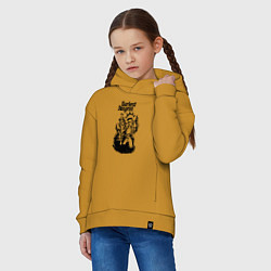 Толстовка оверсайз детская DARKEST DUNGEON РЫЦАРЬ И БАНДИТ, цвет: горчичный — фото 2