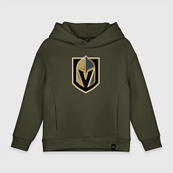 Толстовка оверсайз детская Vegas Golden Knights , Вегас Голден Найтс, цвет: хаки