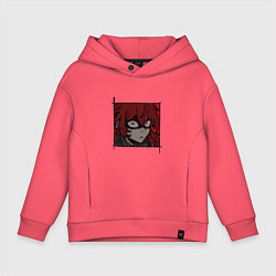 Толстовка оверсайз детская Злой Дилюк, цвет: коралловый