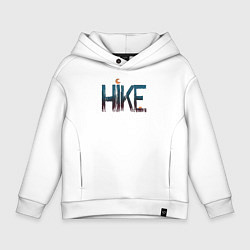 Толстовка оверсайз детская Hike, цвет: белый
