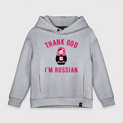 Детское худи оверсайз Спасибо, я русский