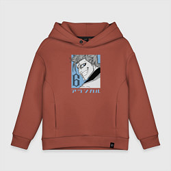 Толстовка оверсайз детская Арранкар Гриммджоу, цвет: кирпичный