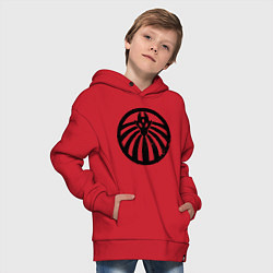 Толстовка оверсайз детская Эпсилон-11, цвет: красный — фото 2