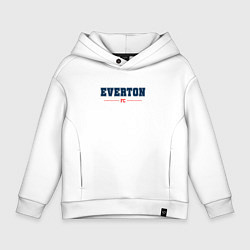 Толстовка оверсайз детская Everton FC Classic, цвет: белый