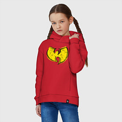 Толстовка оверсайз детская Style Wu-Tang, цвет: красный — фото 2