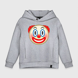 Детское худи оверсайз Эмодзи Клоун