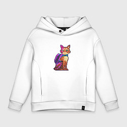 Детское худи оверсайз Stray pixel art