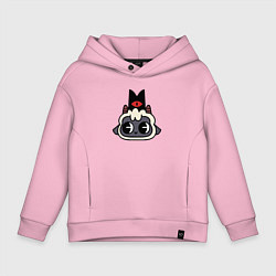 Толстовка оверсайз детская Милая овечка- Cult of the lamb, цвет: светло-розовый