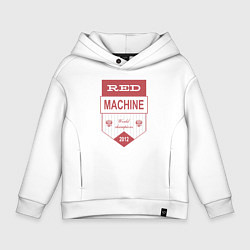 Толстовка оверсайз детская Red machine Russia, цвет: белый
