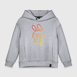 Детское худи оверсайз Hello Rabbit