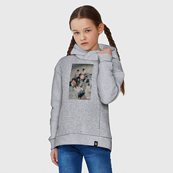 Толстовка оверсайз детская Stray Kids Maxident, цвет: меланж — фото 2