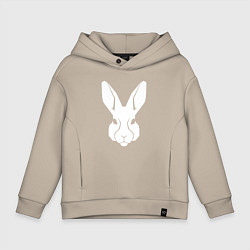 Детское худи оверсайз White rabbit head