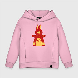 Детское худи оверсайз Red bunny