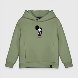 Детское худи оверсайз Мрачная девочка