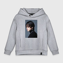 Толстовка оверсайз детская Dark side Jimin, цвет: меланж