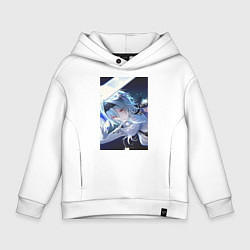 Толстовка оверсайз детская Эола - Геншин Импакт, цвет: белый