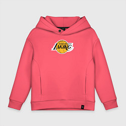Толстовка оверсайз детская Kobe Bryant laking, цвет: коралловый