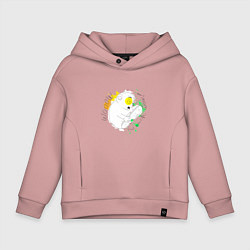 Детское худи оверсайз Лемур: so much wow