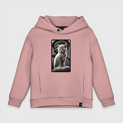 Детское худи оверсайз Волгоград котик