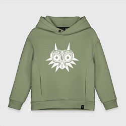 Толстовка оверсайз детская Легенды о Зельде - дух, цвет: авокадо