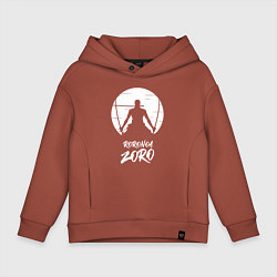 Толстовка оверсайз детская Ророноа Зоро, цвет: кирпичный
