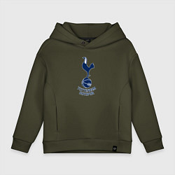 Толстовка оверсайз детская Tottenham Hotspur fc sport, цвет: хаки