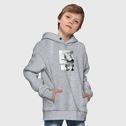 Толстовка оверсайз детская Манга Хоримия, цвет: меланж — фото 2