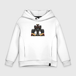 Толстовка оверсайз детская Формула-1 Lotus, цвет: белый