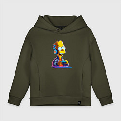 Детское худи оверсайз Bart is an avid gamer