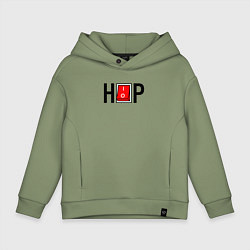 Детское худи оверсайз Hip Hop выключатель