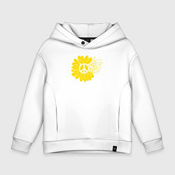 Детское худи оверсайз Цветок мира