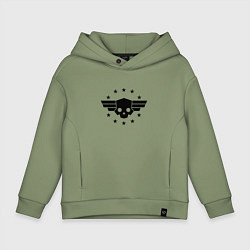 Детское худи оверсайз Helldivers 2: Stars Logo