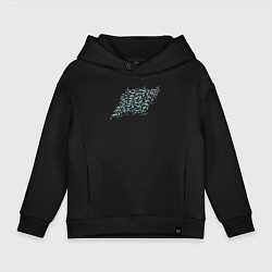 Детское худи оверсайз Стая рыб