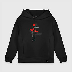 Толстовка оверсайз детская Depeche Mode - Violation era, цвет: черный