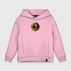 Толстовка оверсайз детская Механикус Warhammer, цвет: светло-розовый