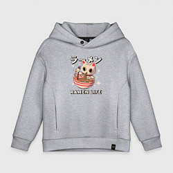 Толстовка оверсайз детская Ramne life, цвет: меланж