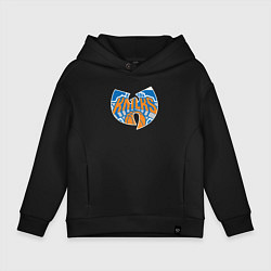 Толстовка оверсайз детская Wu-tang knicks, цвет: черный