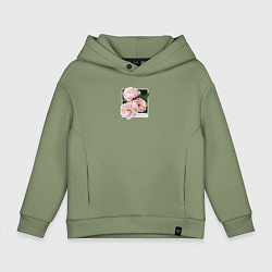 Толстовка оверсайз детская Spring dream, цвет: авокадо