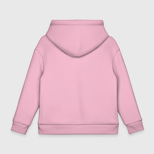Детское худи оверсайз Fight like a girl / Светло-розовый – фото 2