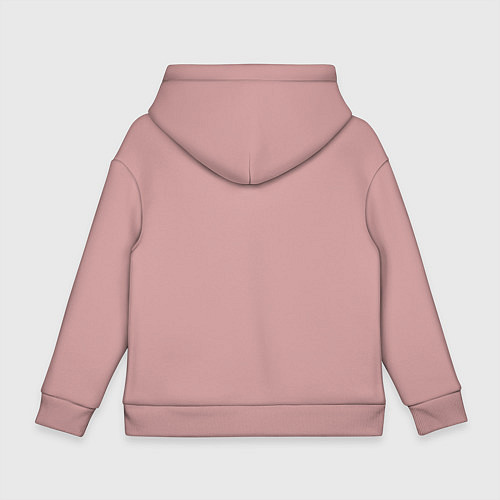 Детское худи оверсайз Monkey color / Пыльно-розовый – фото 2