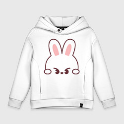 Толстовка оверсайз детская Mischievous Leebit, цвет: белый