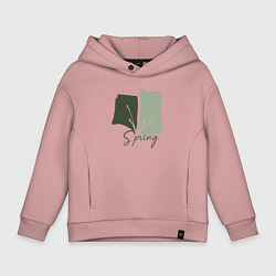 Толстовка оверсайз детская Spring, цвет: пыльно-розовый
