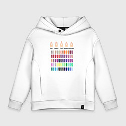 Детское худи оверсайз Лак для ногтей - маникюр