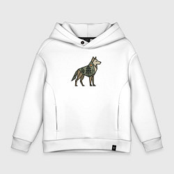 Детское худи оверсайз Геометрический волк