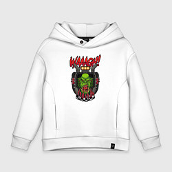 Детское худи оверсайз Warhammer orc waaagh