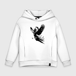Детское худи оверсайз Дух индейца с крыльями